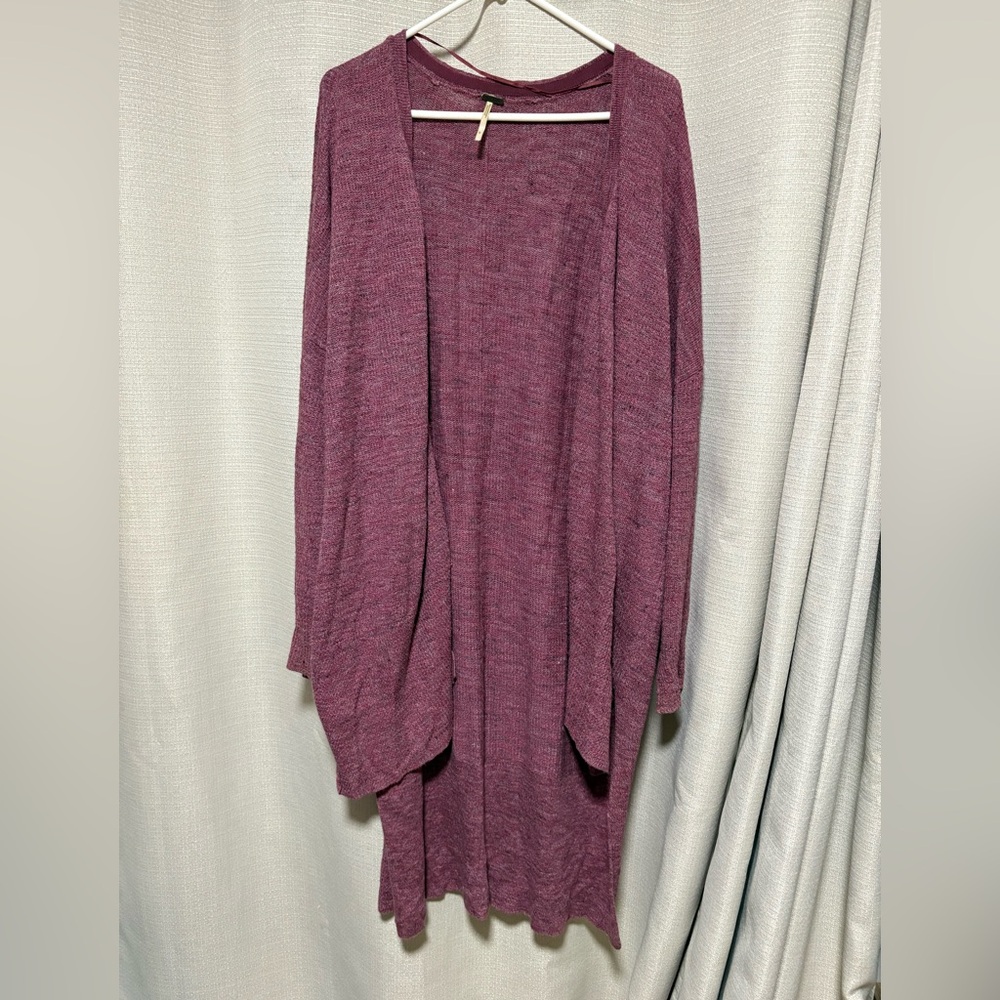 Free People duster cardigan